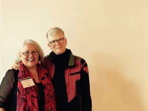 VMI success story: Betsy with mentee Jonina Lynn Kirton at Mayor's Arts Awards