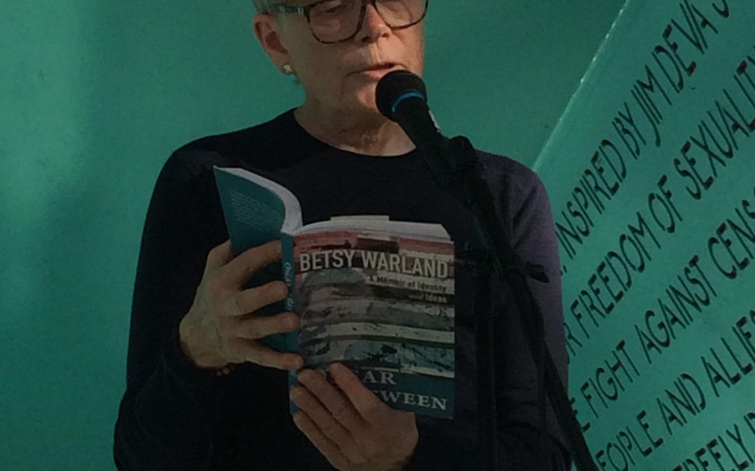 Betsy Warland at the Pride Reading Series