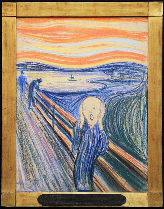 The Scream, pastel on cardboard, 1895