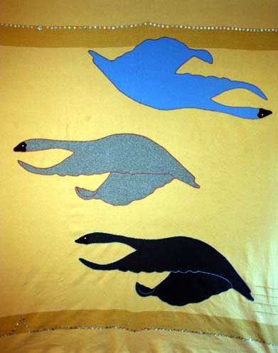 snow geese blanket